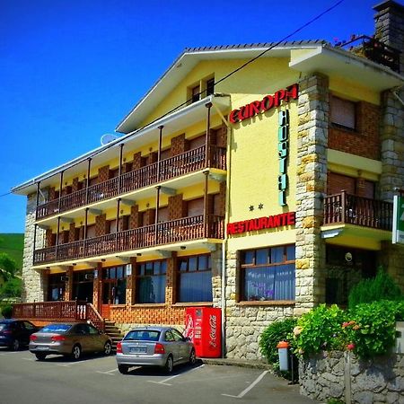 Hostal Europa San Roque del Acebal Bagian luar foto