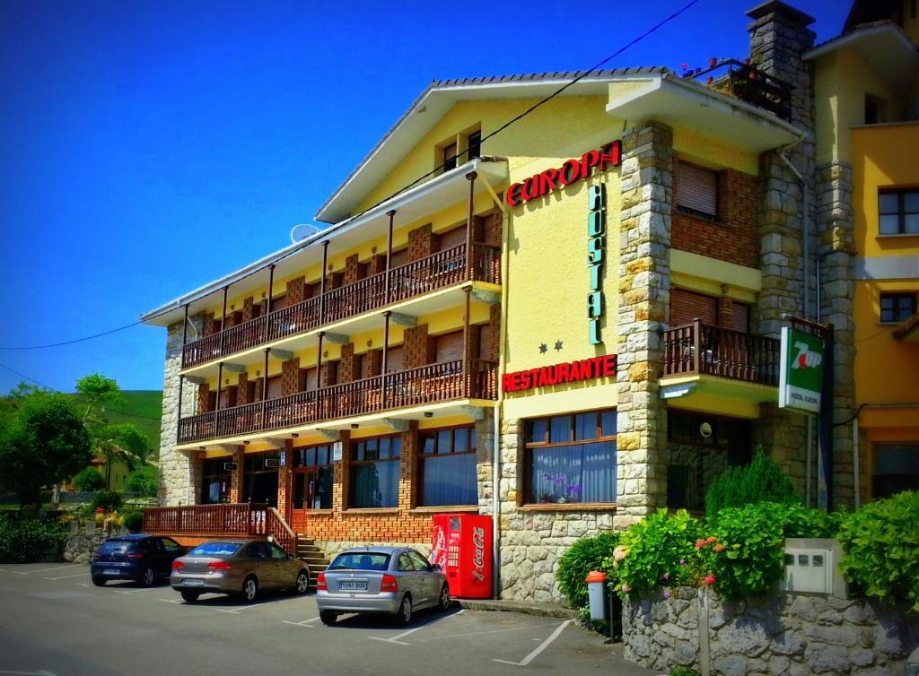 Hostal Europa San Roque del Acebal Bagian luar foto